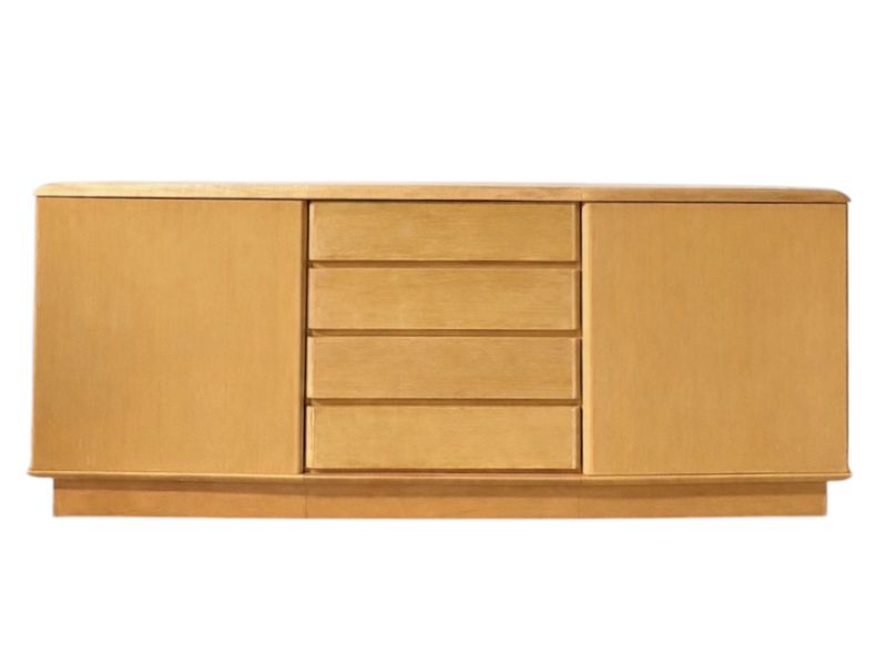 Vintage Maple Sideboard with 4 Drawers in the Middle by Nordic Furniture Vintage Maple Sideboard with 4 Drawers in the Middle by Nordic Furniture