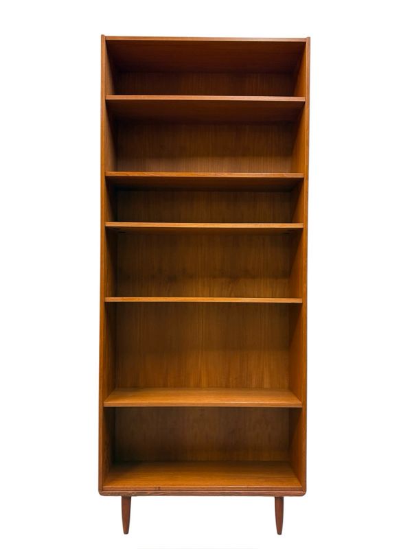 Danish Mid Century Teak Bookcase - 6 Tiers Danish Mid Century Teak Bookcase - 6 Tiers
