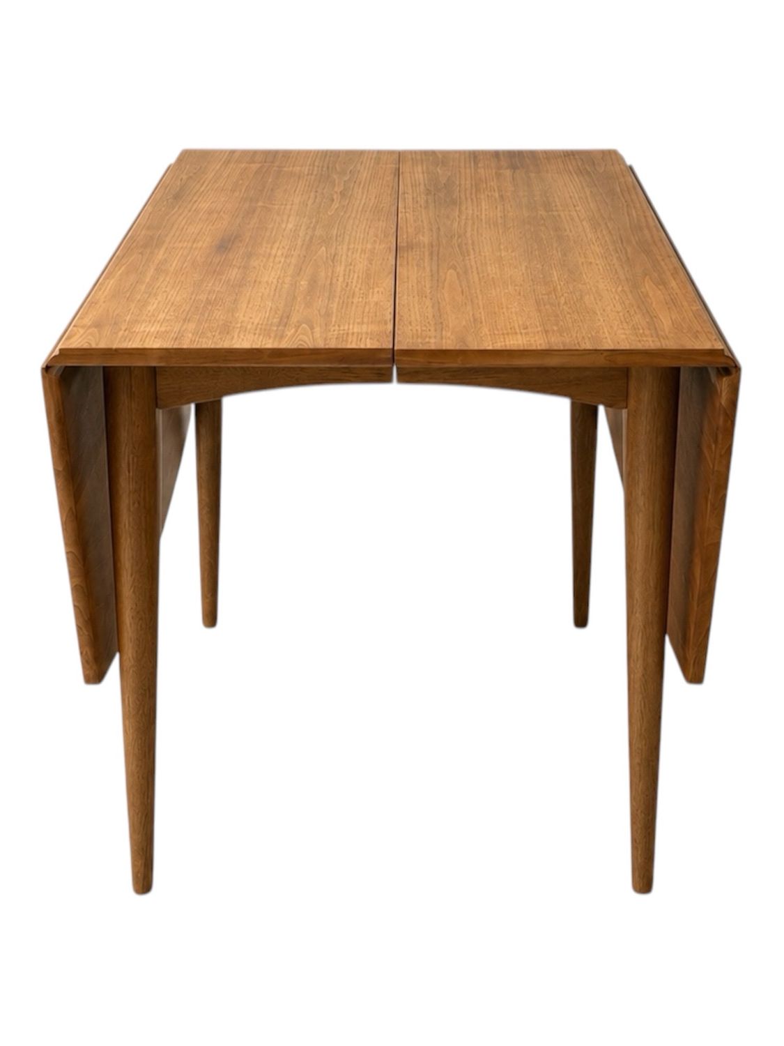 Mid Century Walnut "Emphasis" Drop Leaf Dining Table by Broyhill