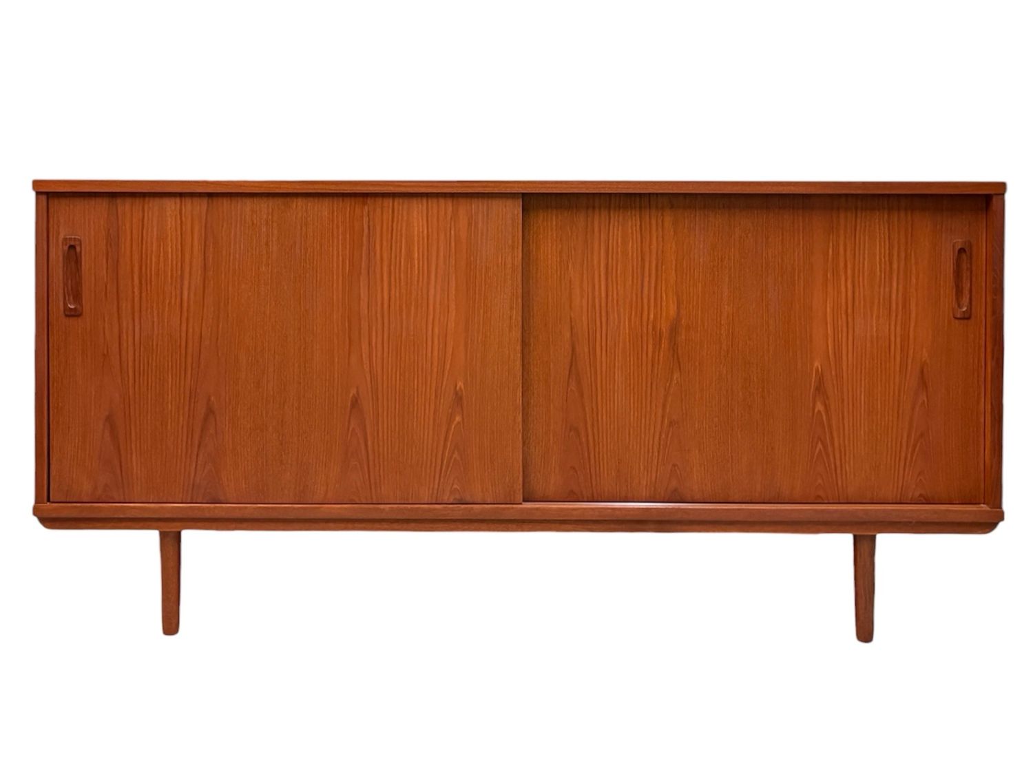 59" Mid Century Teak Credenza