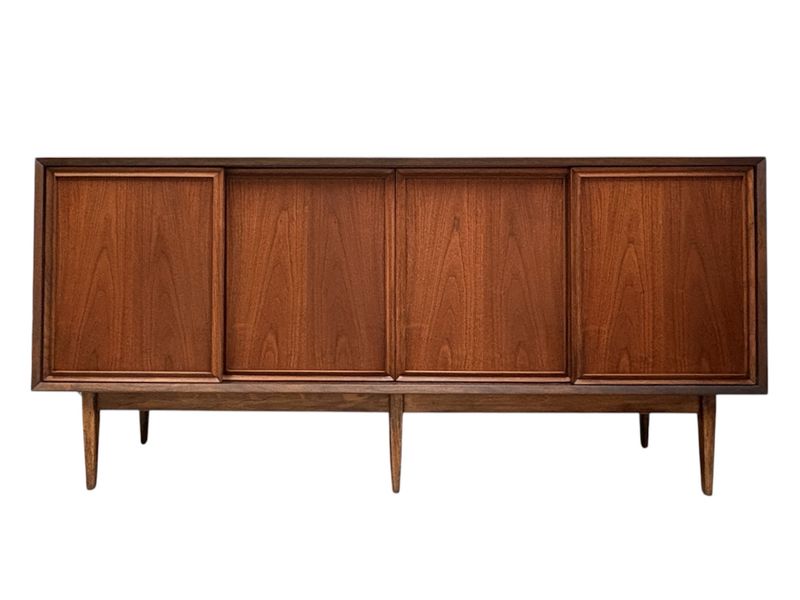 Mid Century Walnut Credenza by Honderich Mid Century Walnut Credenza by Honderich