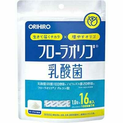 Пробиотик со вкусом йогурта ORIHIRO Flora, 16 саше на 16 дней