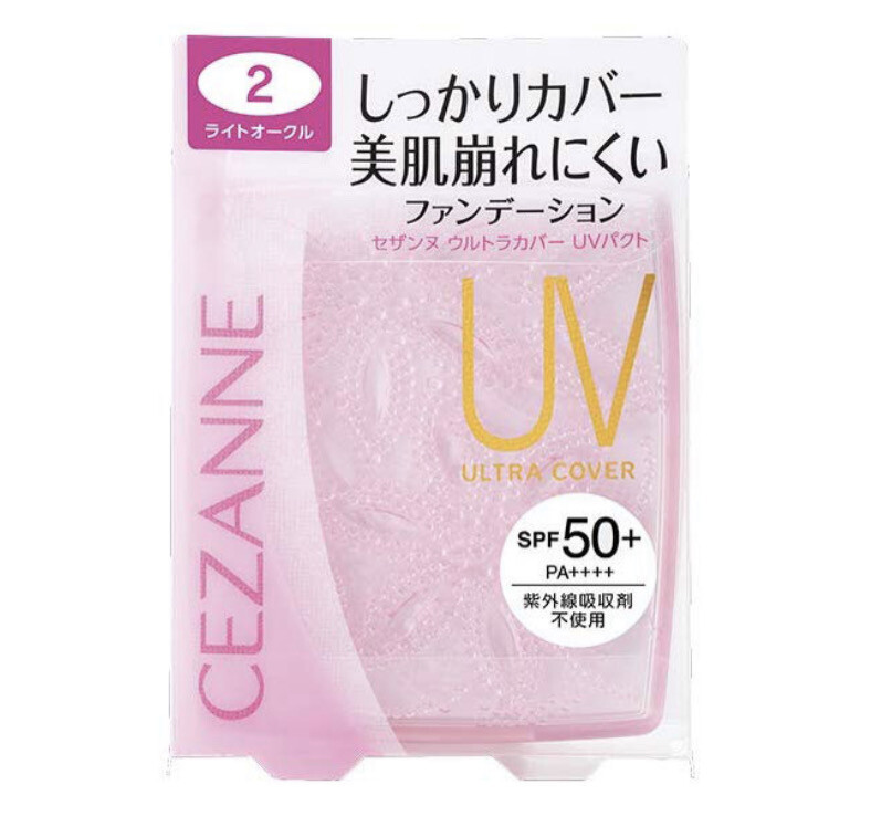 CEZANNE UV Ultra Cover Face Powder SPF 50 PA++++ Пудра для лица, 11 гр