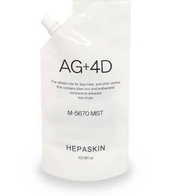 HEPASKIN AG＋4D M-5670 Mist — антисептическое средство с ионами серебра, 300 мл.