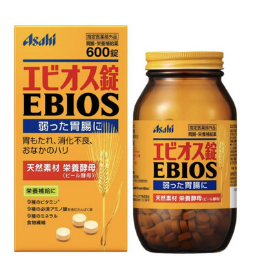 Пивные дрожжи Asahi Ebios 600 шт.