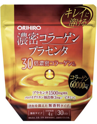 Плотный коллаген+плацента от Orihiro на 30 дней.