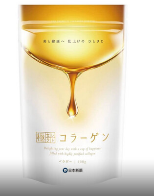 Premium collagen powder Nippon Shinyaku Select Японский низкомолекулярный морской коллаген 