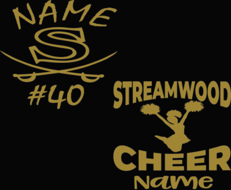 Car Decal--FOOTBALL or CHEER