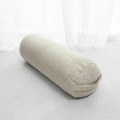 PRE-ORDER Linen Yoga Bolster * PRE-ORDER Linen Yoga Bolster *