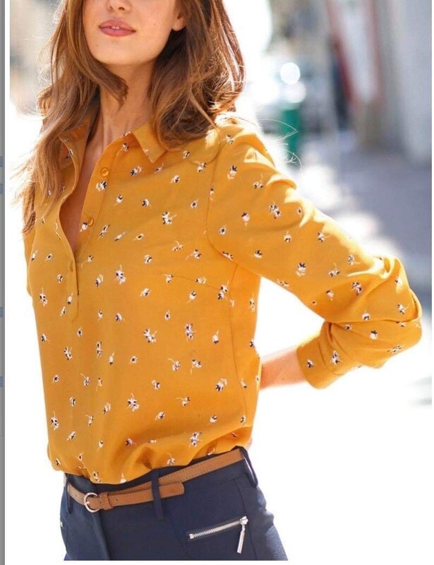 Floral Print Long Sleeve Shirt