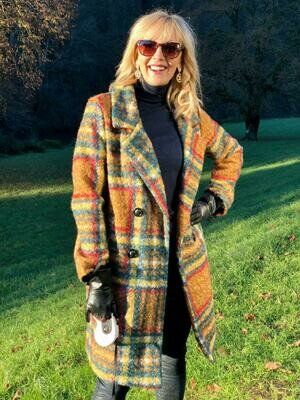 Manteau Ella Orange et Mousse