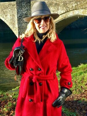 Manteau Corinne Rouge