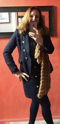 Blazer Nina Marine Scintillant