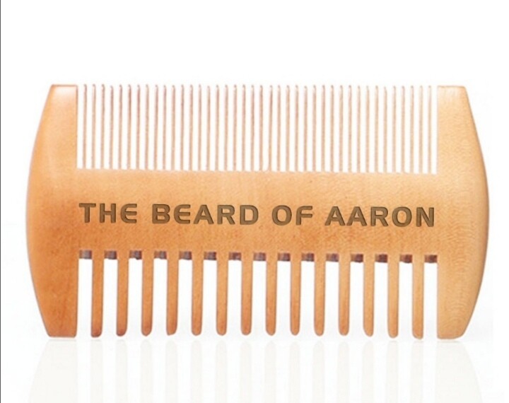 2 in1 Wooden Beard Care Comb