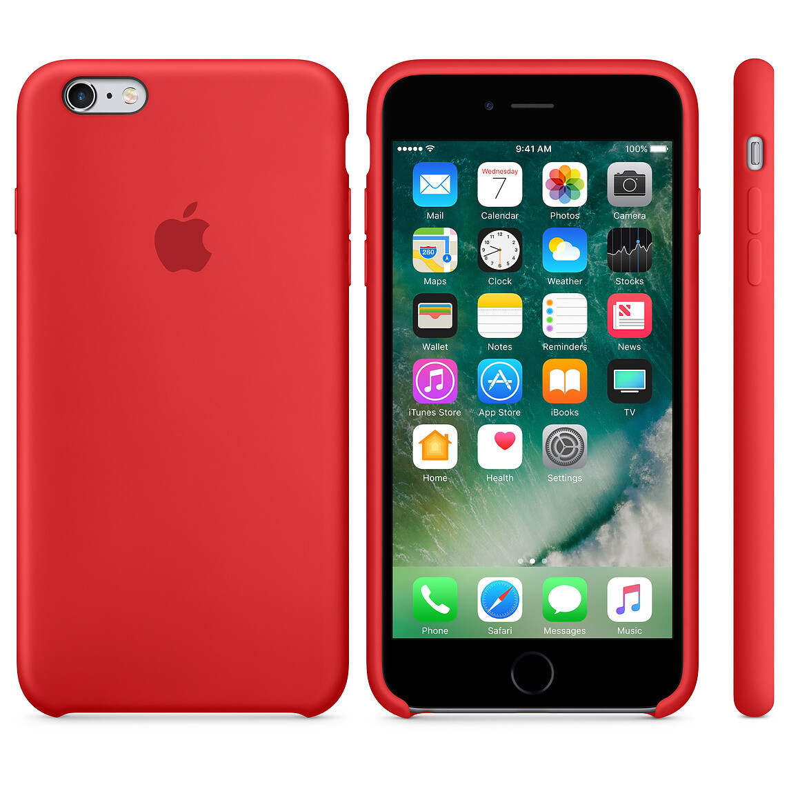 iPhone 6 / 6s Silicone Case Rojo