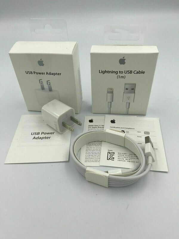 Apple USB Power Adapter + Lightning To USB Cable (1m)