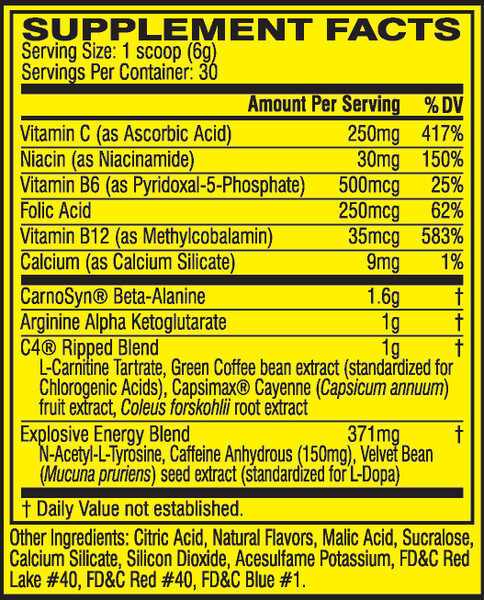 Cellucor C4 Ripped 180g