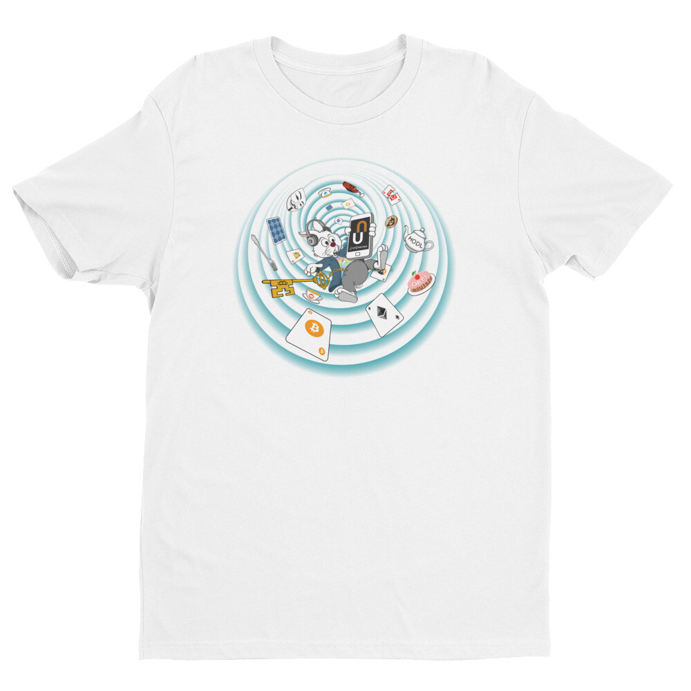 The Crypto Rabbit Hole T-Shirt -- White