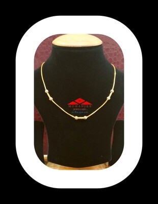 Barbie Barbell Gold Chain
