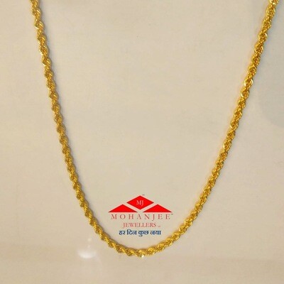 Hollow Rope Gold Chain