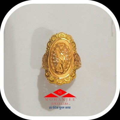 Anjushri Gold Ladies Ring