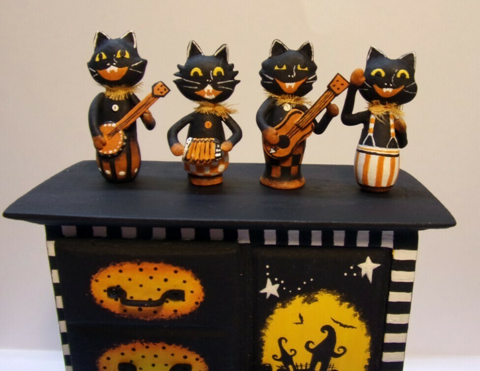 Scat Cat Band Figurine Set