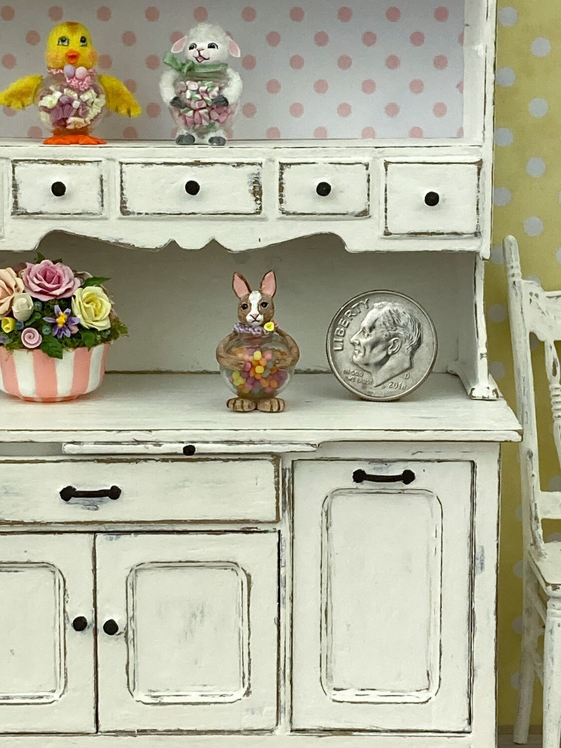 Easter Bunny Candy Container