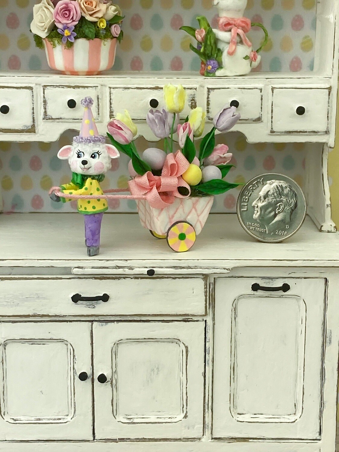 Easter Lamb Cart