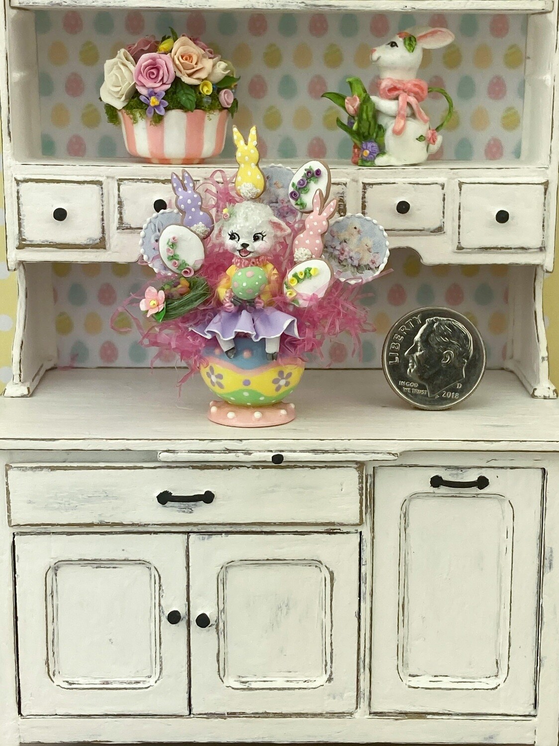 Easter Lamb Cookie Centerpiece
