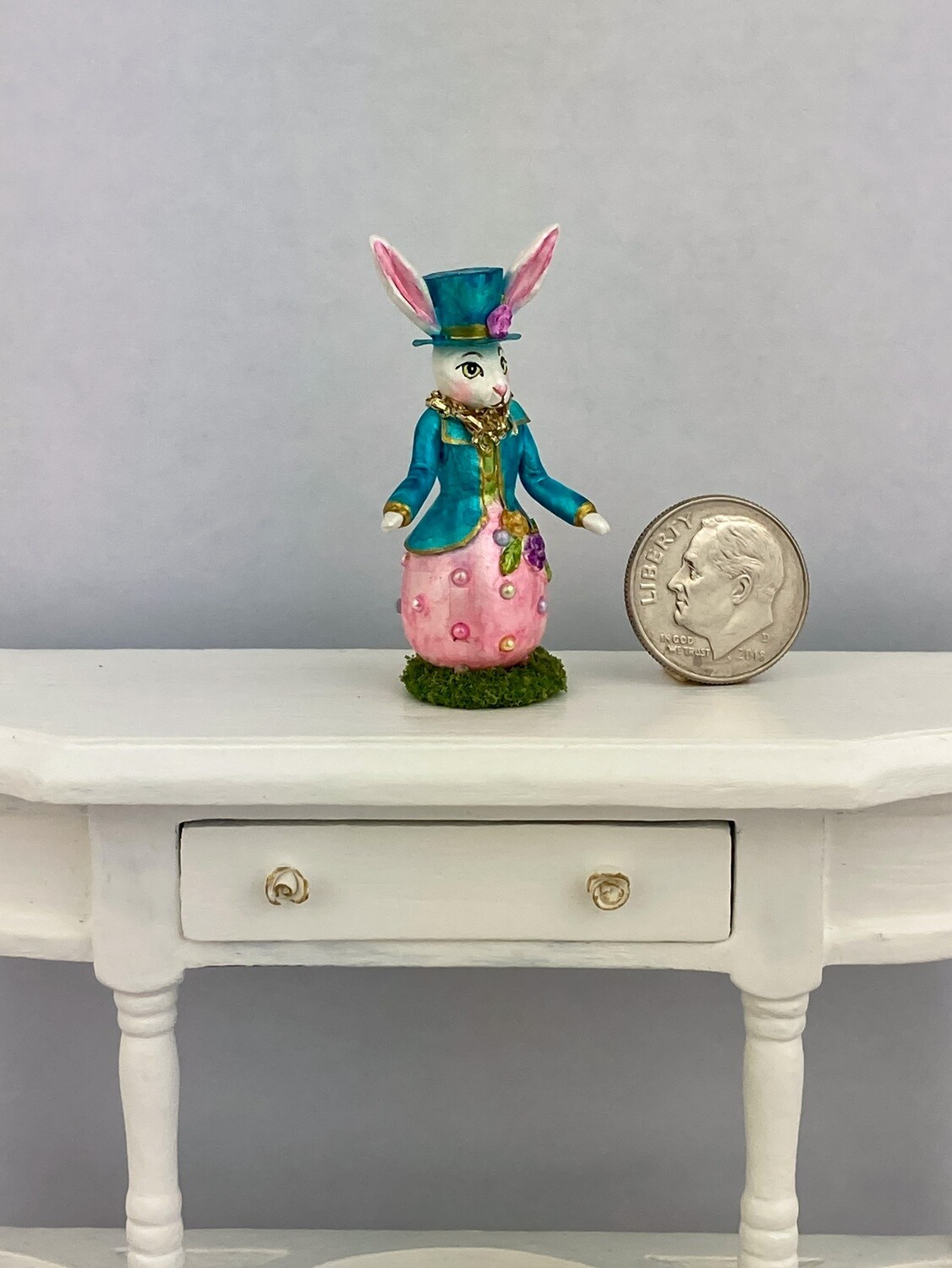 Illuminated Easter Bunny Figurine