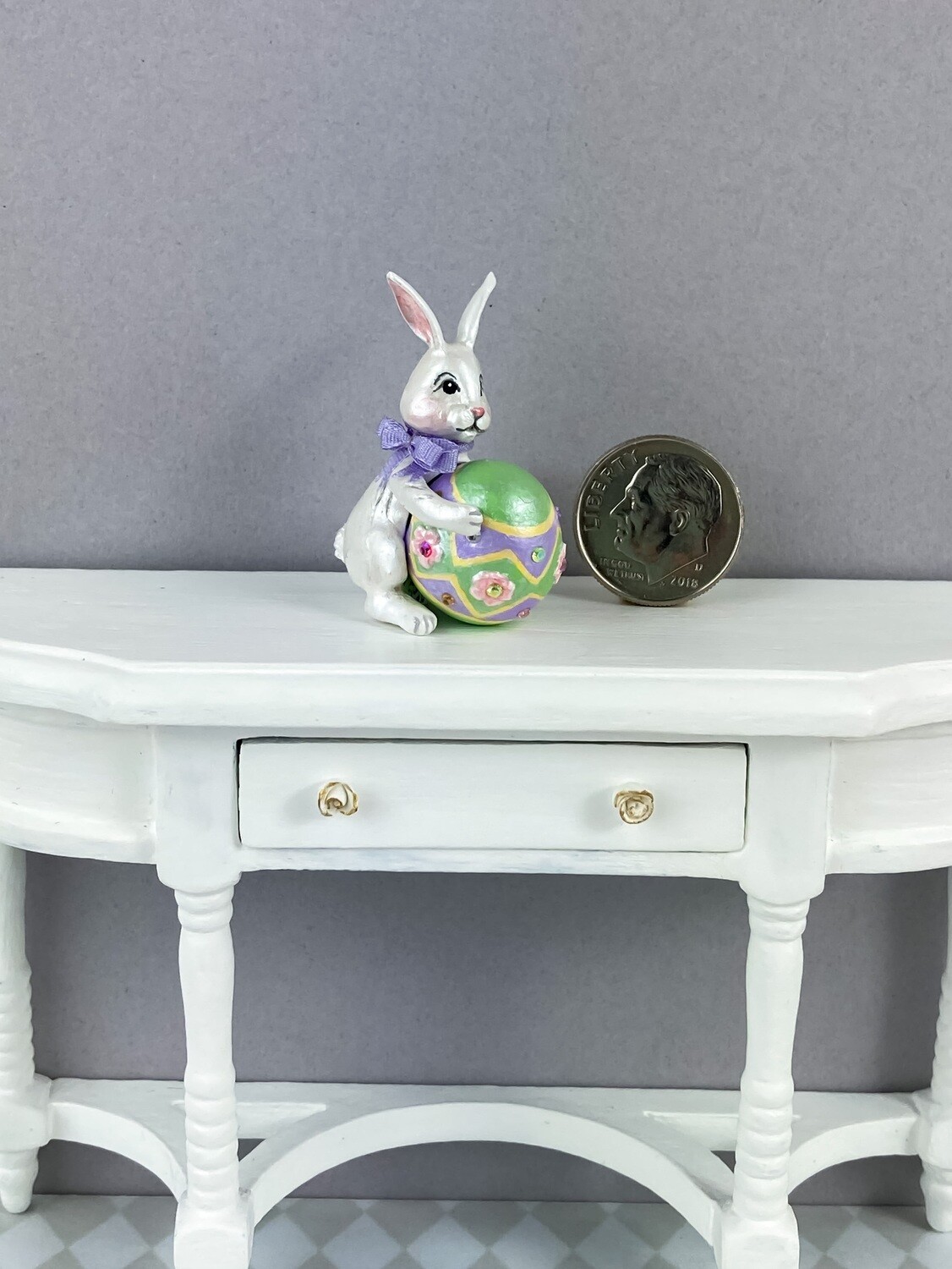 Illuminated Easter Bunny With Egg Light