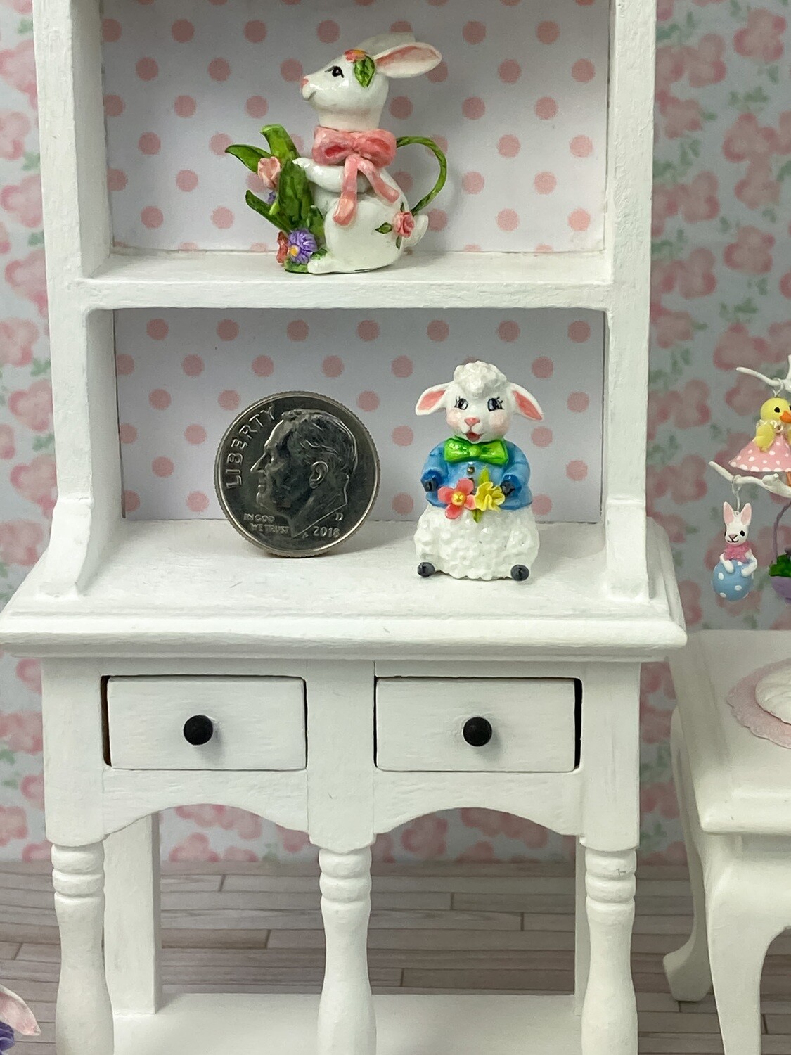 Easter Lamb Cookie Jar