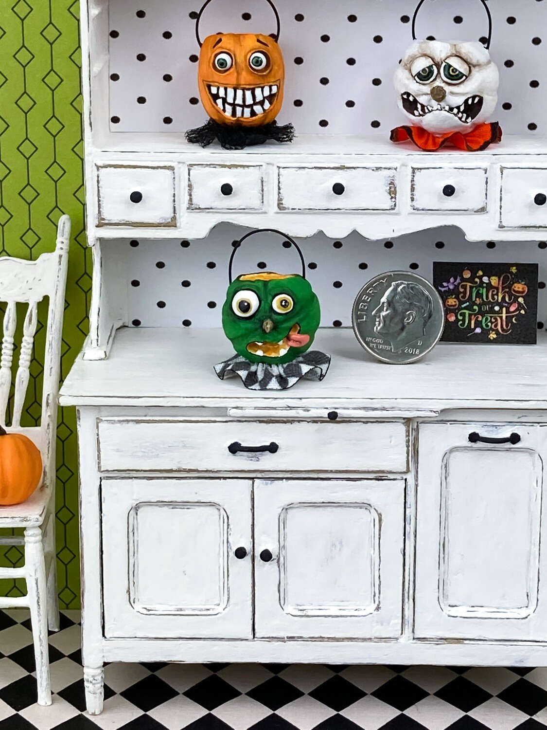 Green Monster Mash Halloween Bucket