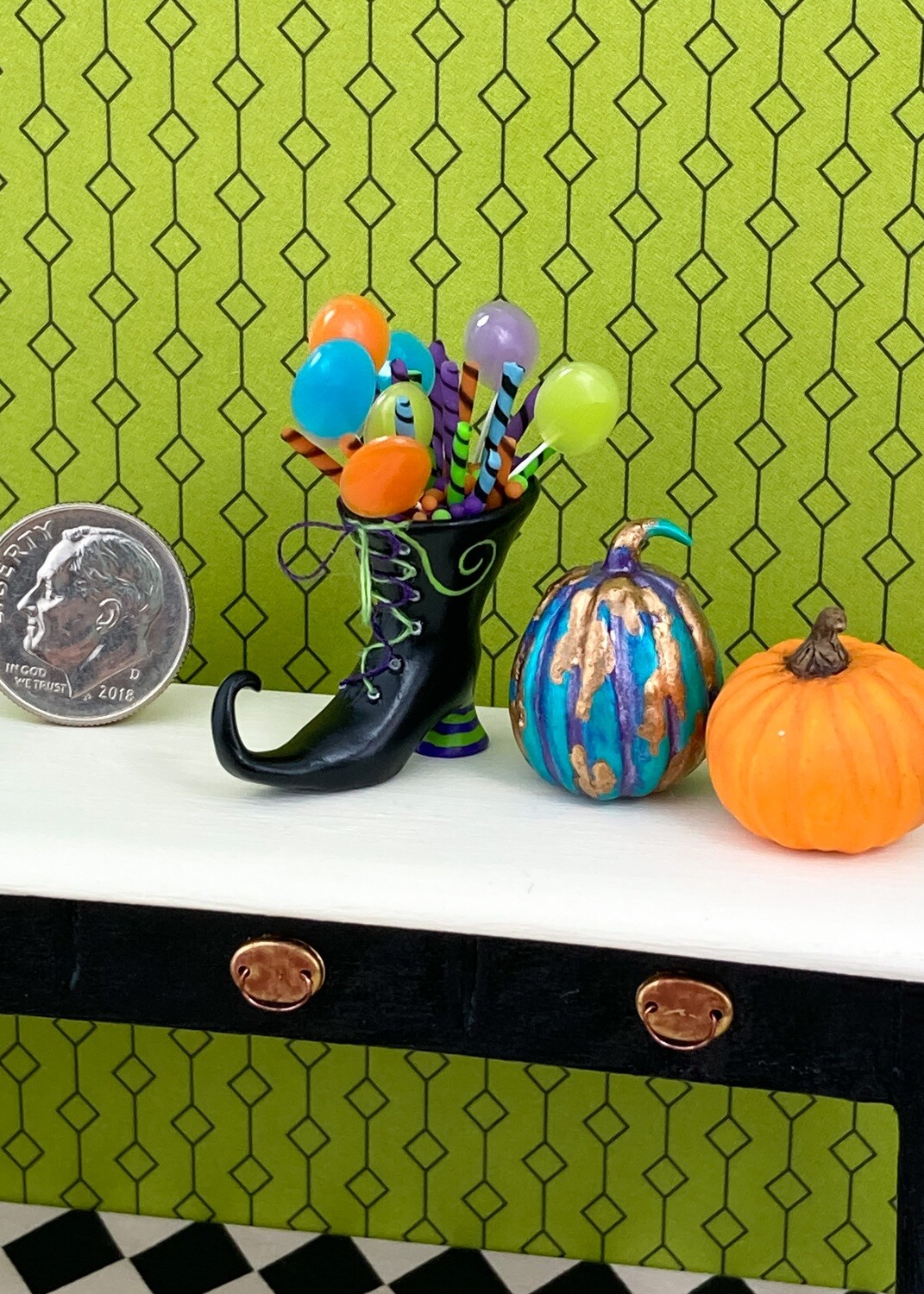Witch Boot Candy Arrangement
