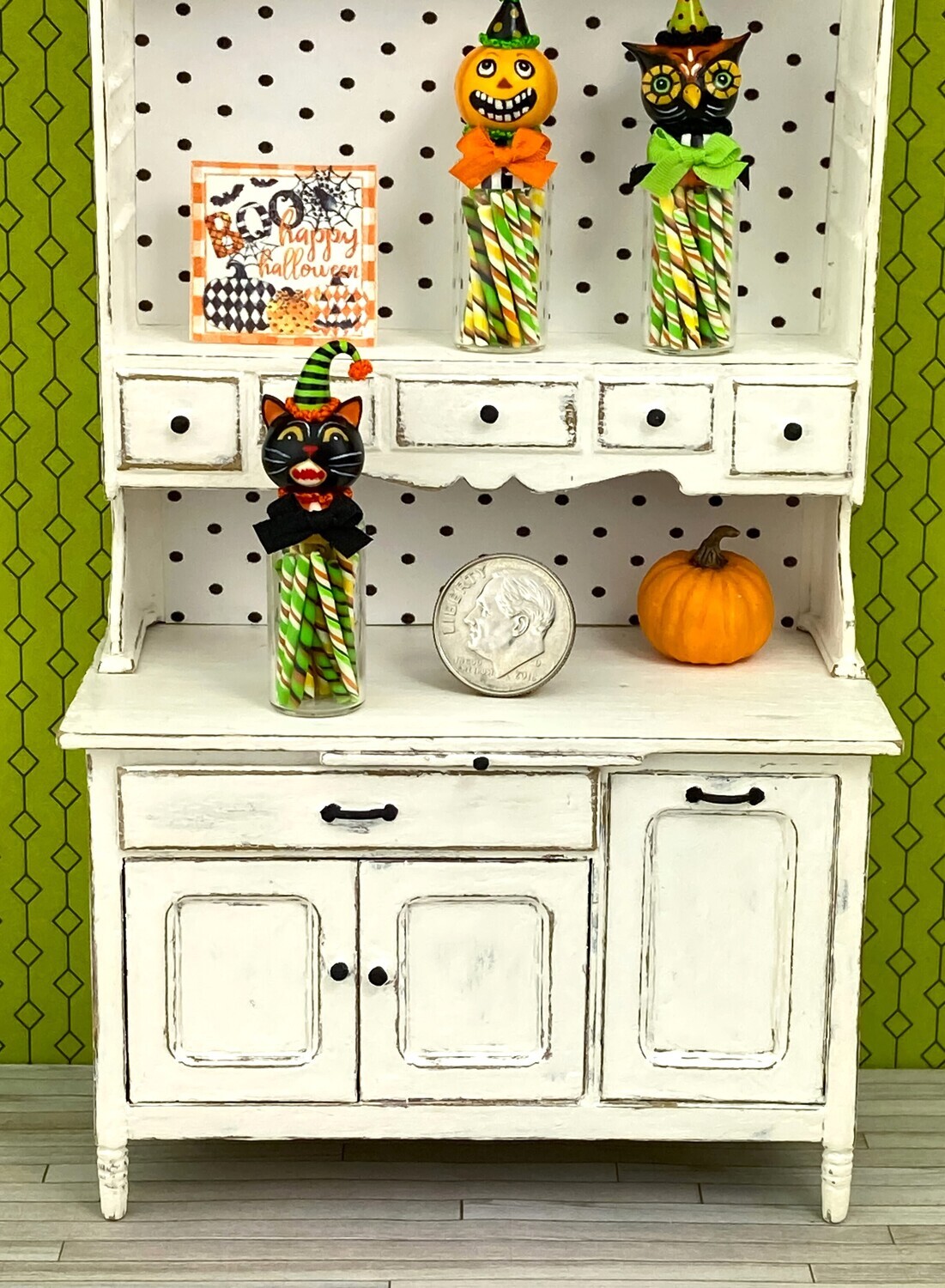 Halloween Cat Candy Container