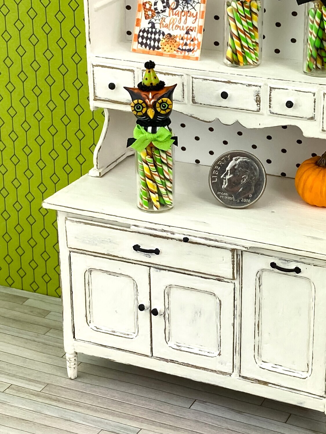 Halloween Owl Candy Container