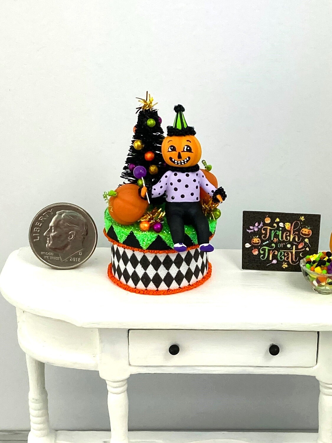 Halloween Jack-O-Lantern Hat Box