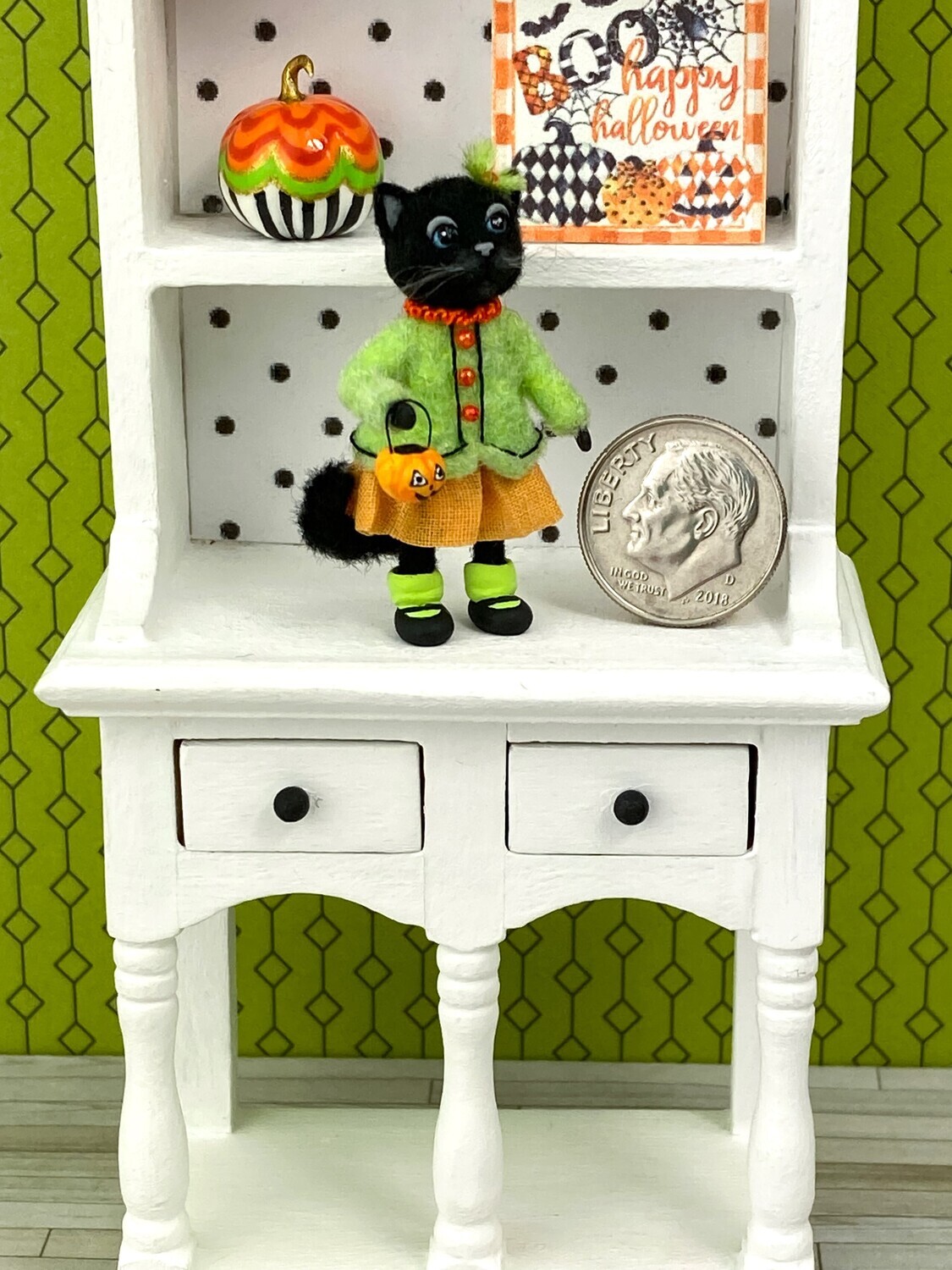 Trick Or Treater Cat Doll