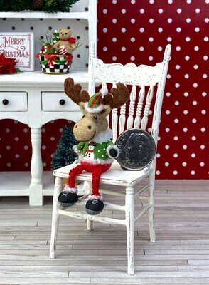 1:12 Scale Christmas Shelf Sitter Moose