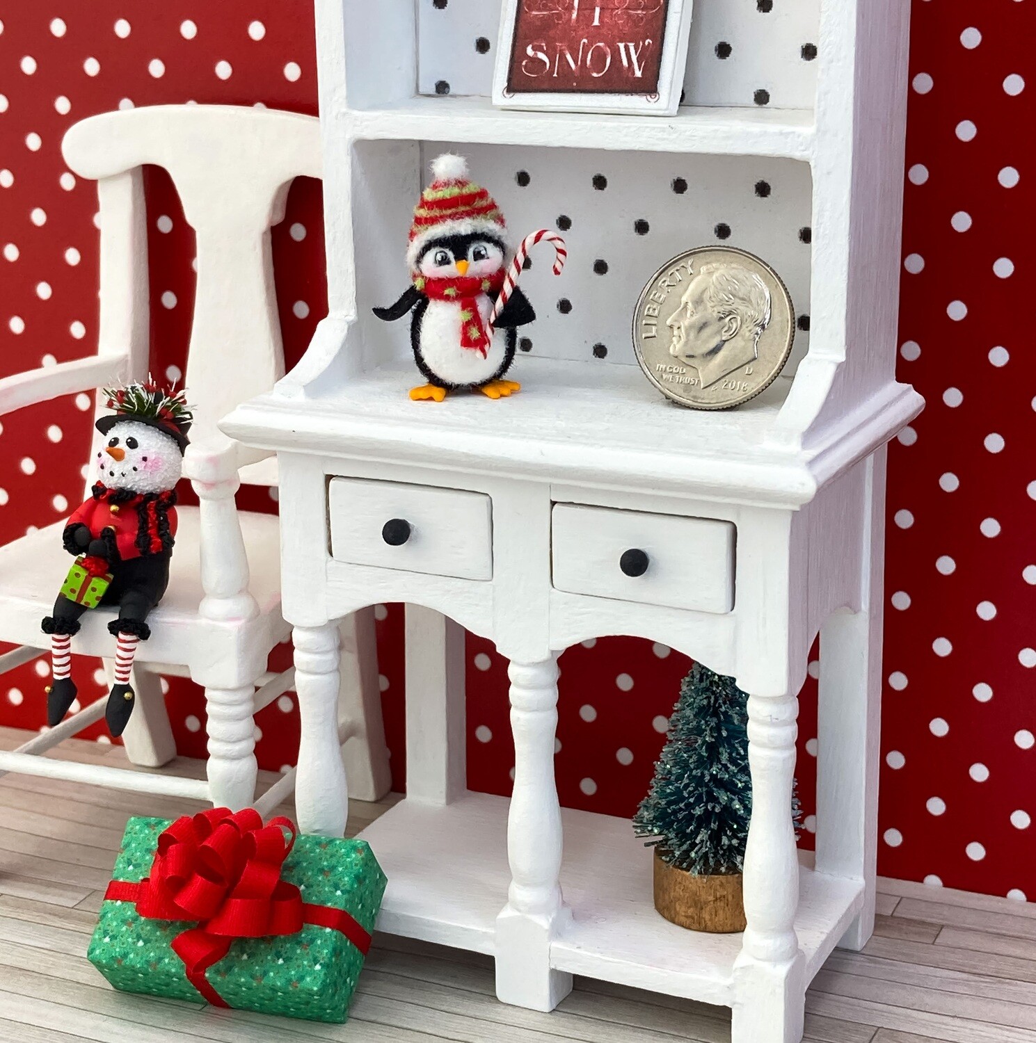 1:12 Scale Christmas Penguin
