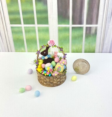 1:12 Scale Easter Basket