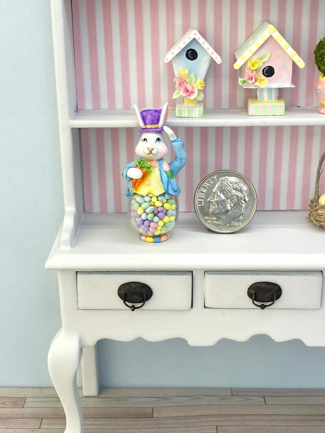1:12 Scale Easter Bunny Candy Jar