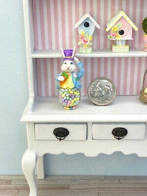 1:12 Scale Easter Bunny Candy Jar
