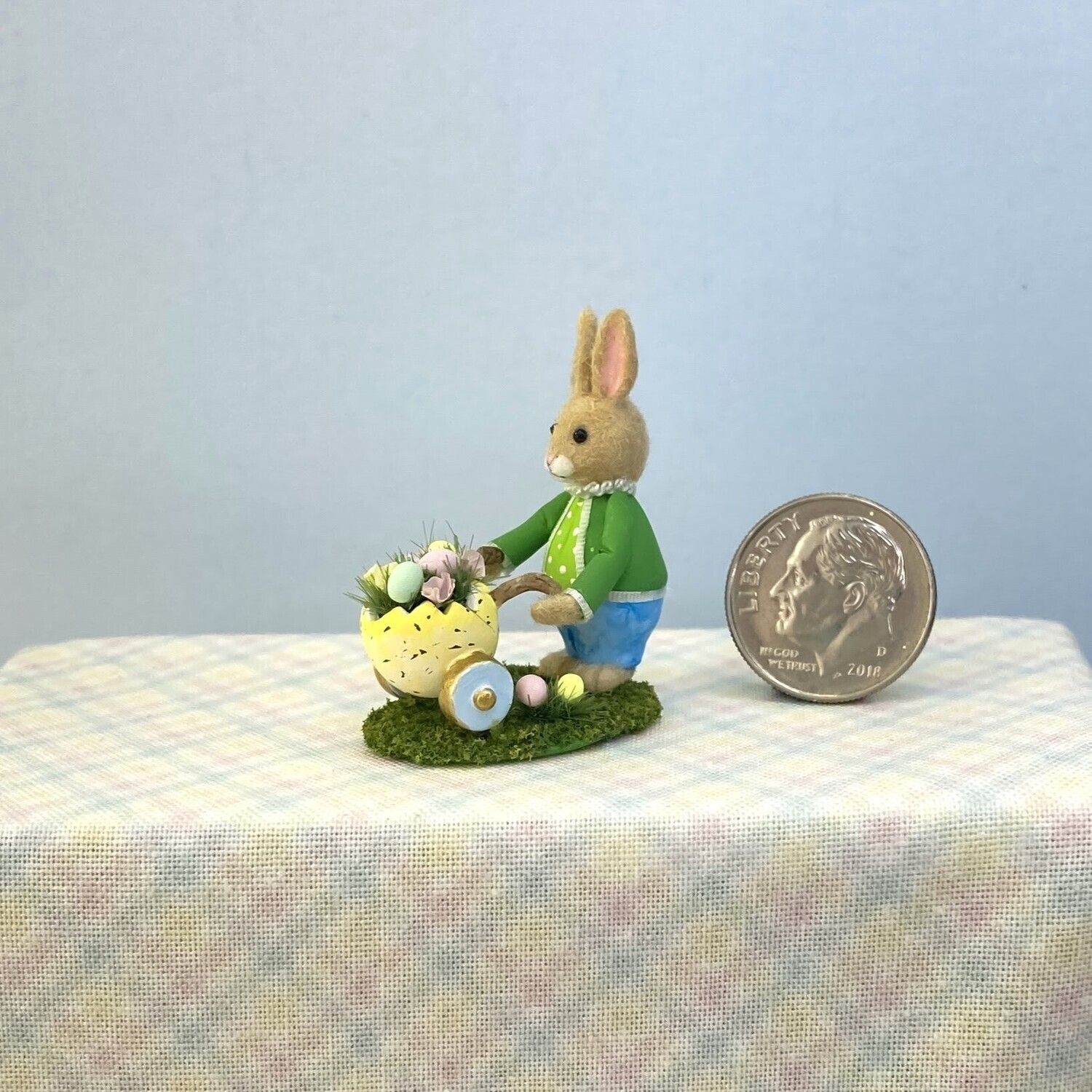 1:12 Scale Easter Bunny Egg Cart