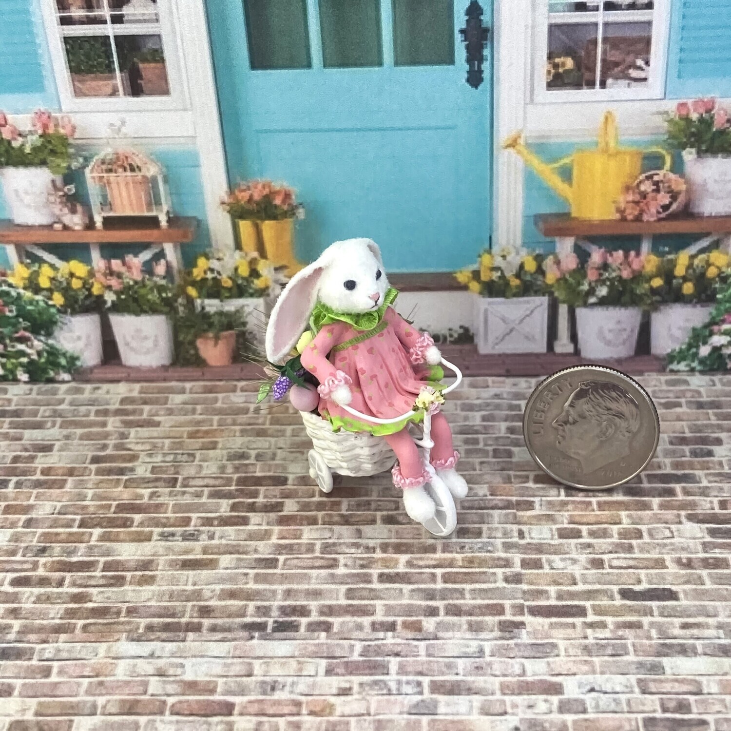 1:12 Scale Tricycle Easter Bunny