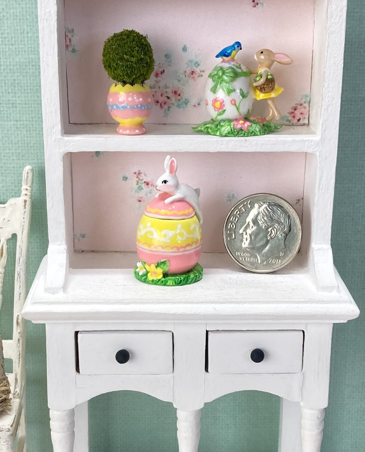 1:12 Scale Easter Egg/Bunny Cookie Jar