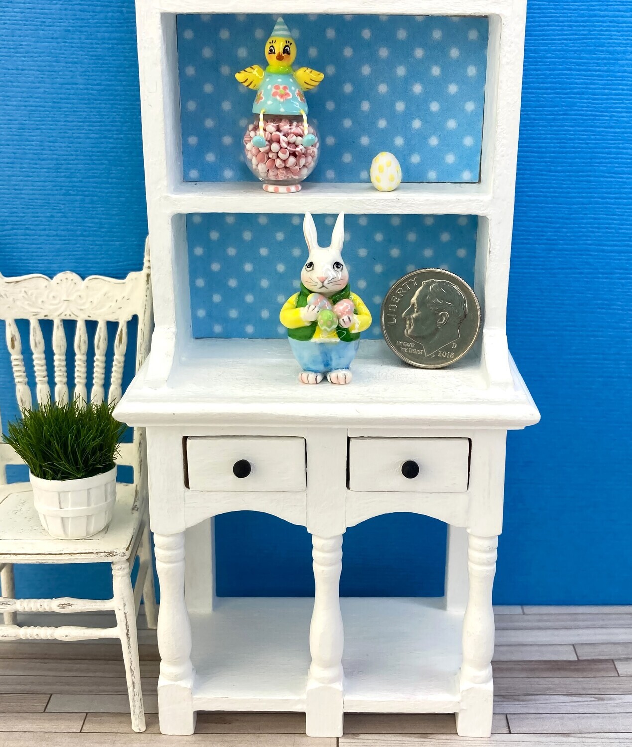 1:12 Scale Bunny Cookie Jar