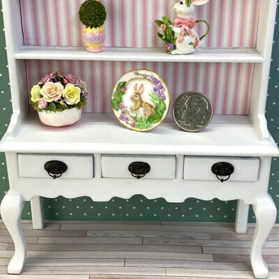 1:12 Scale Spring Bunny Collector Plate