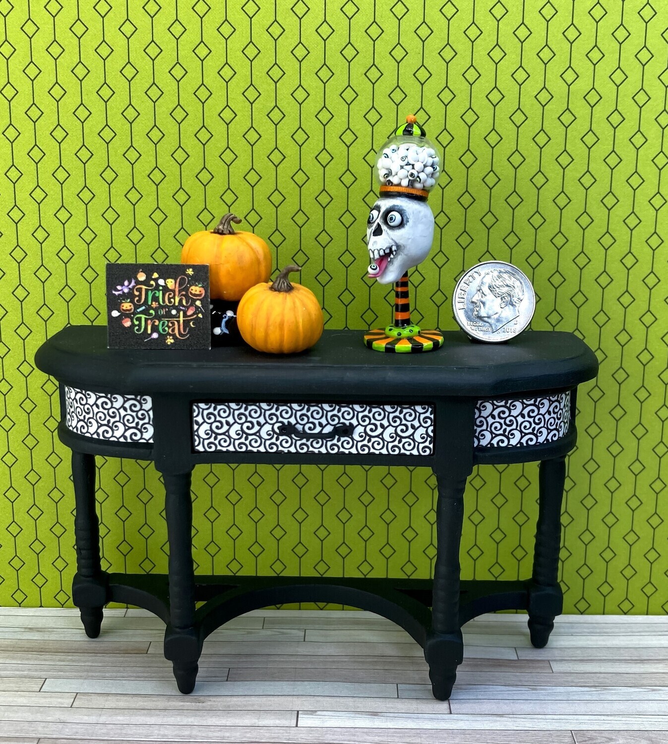 1:12 Scale Skelly Eyeball Gum Machine