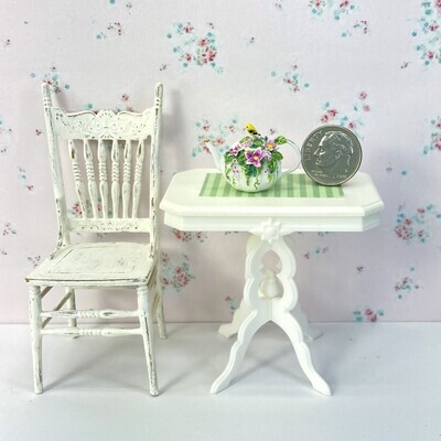 1:12 Scale Charming Gold Finch Lily Teapot